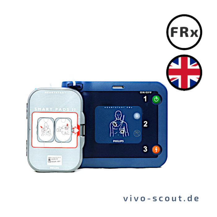 Philips AED FRx Halbautomat Englisch